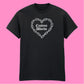 CUSTOM CHAIN HEART T-SHIRT