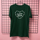 CUSTOM BARBED WIRE HEART T-SHIRT