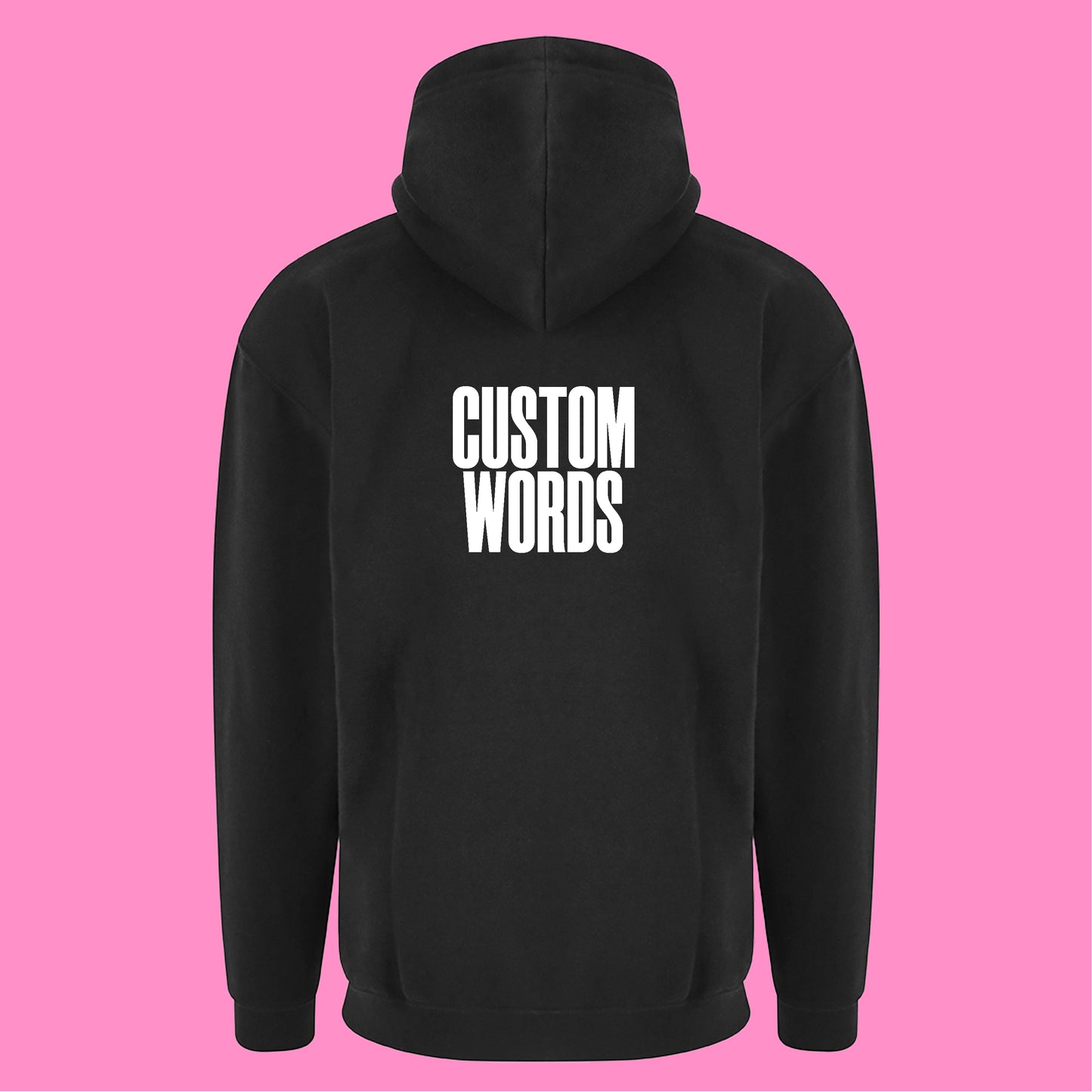 CUSTOM FRONT AND BACK PRINT HOODIE