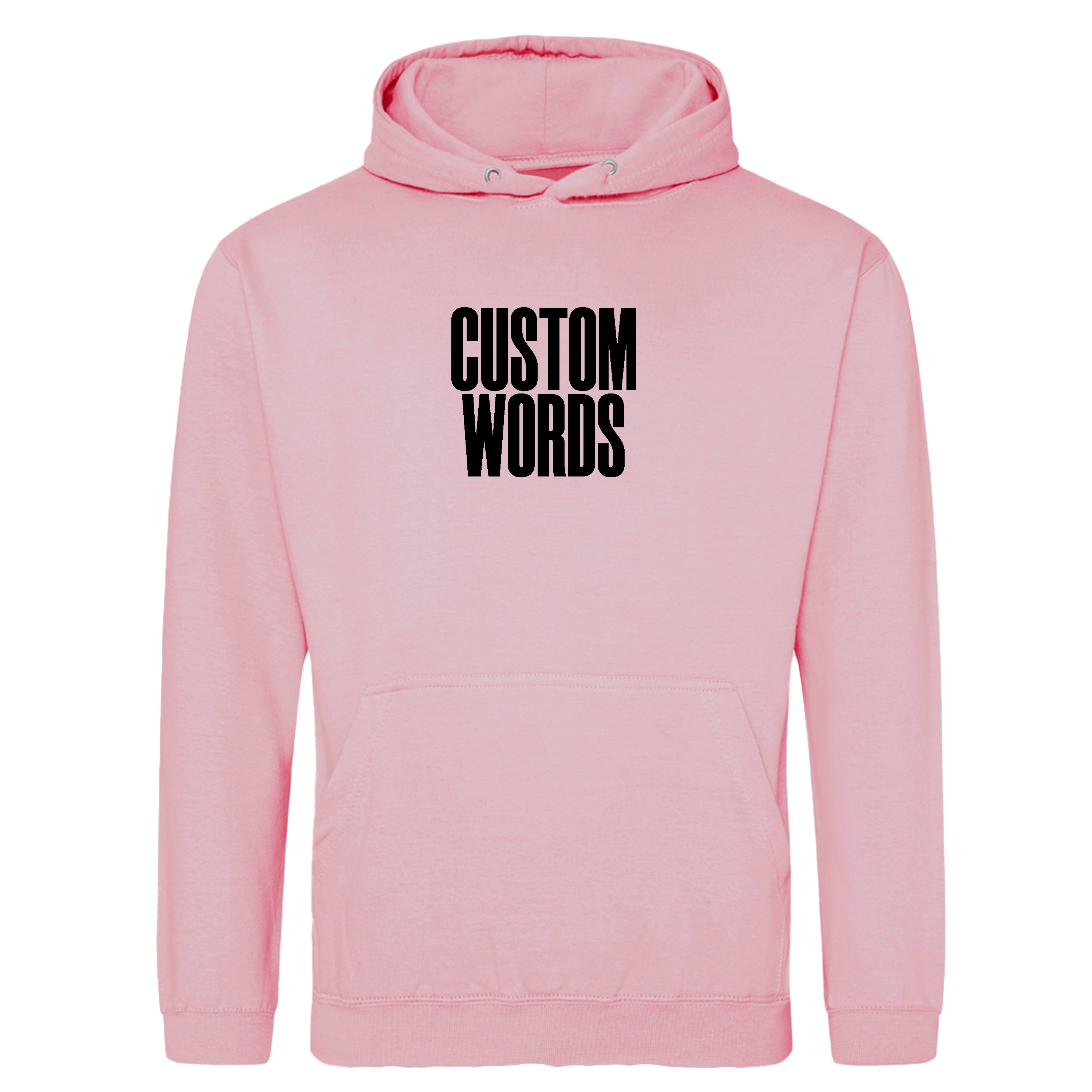 CUSTOM FRONT AND BACK PRINT HOODIE