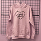 CUSTOM BARBED HEART HOODIE