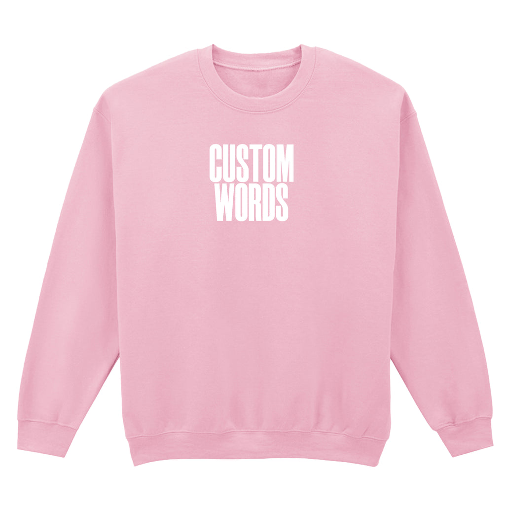 CUSTOM FRONT AND BACK PRINT SWEATSHIRT