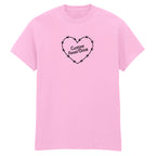 CUSTOM FOOD/DRINK BARBED HEART T-SHIRT