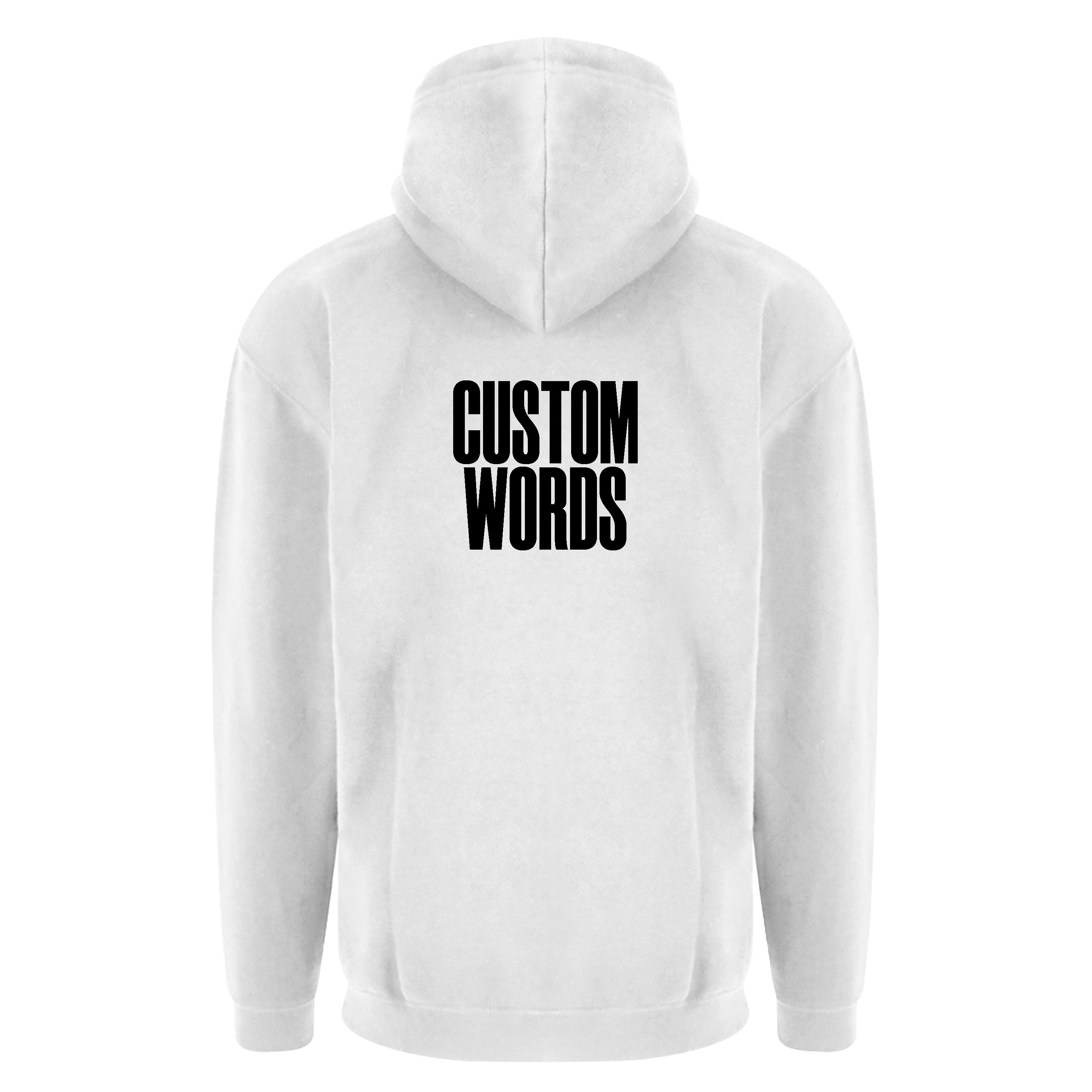 CUSTOM FRONT AND BACK PRINT HOODIE
