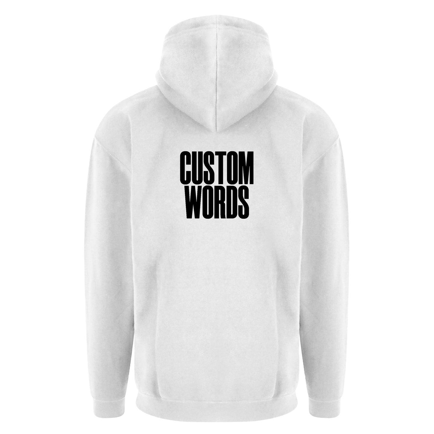 CUSTOM FRONT AND BACK PRINT HOODIE