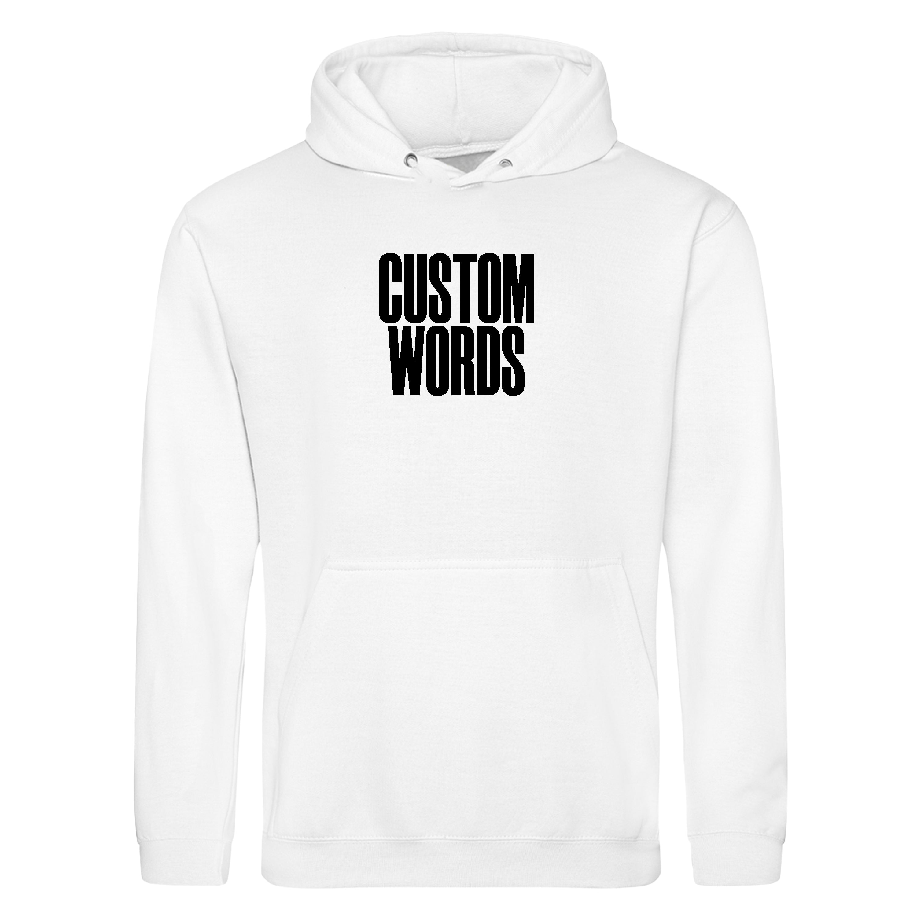 CUSTOM FRONT AND BACK PRINT HOODIE