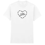 CUSTOM FOOD/DRINK BARBED HEART T-SHIRT