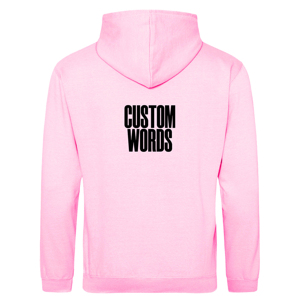 CUSTOM FRONT AND BACK PRINT HOODIE