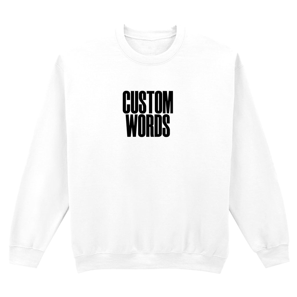CUSTOM FRONT AND BACK PRINT SWEATSHIRT
