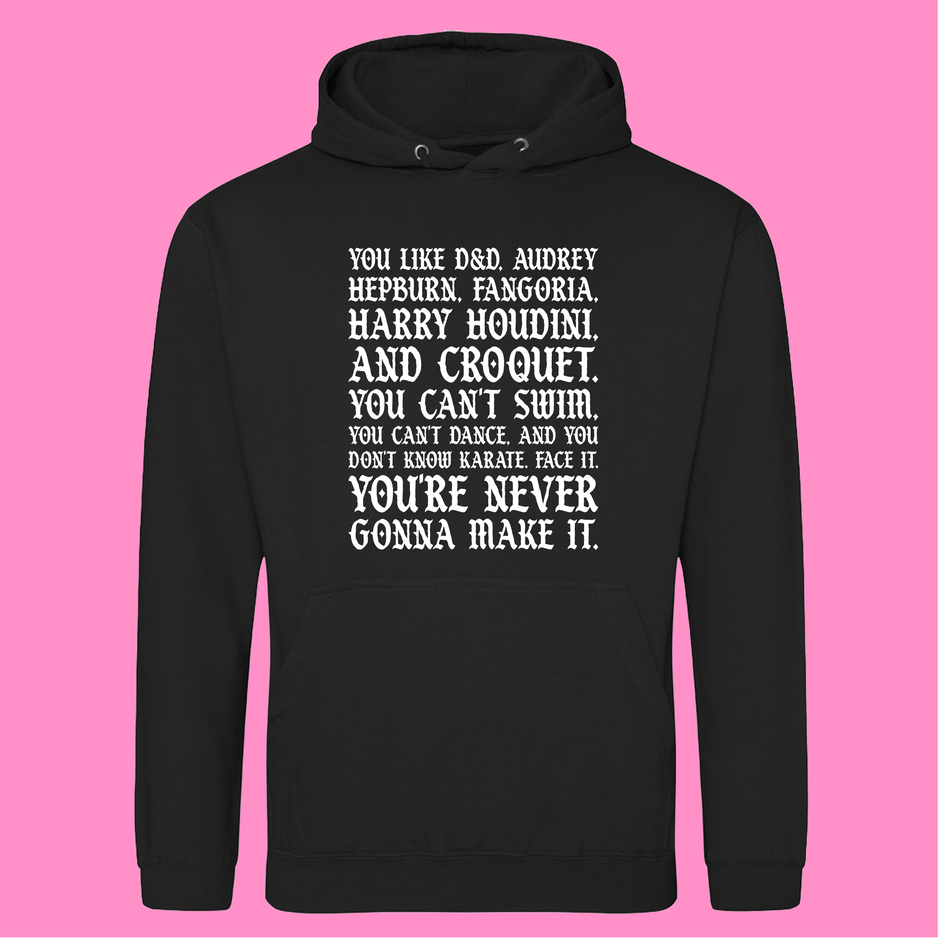 I'M NOT OKAY MY CHEMICAL ROMANCE D&D HOODIE