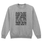 I'M NOT OKAY D&D MY CHEMICAL ROMANCE SWEATSHIRT
