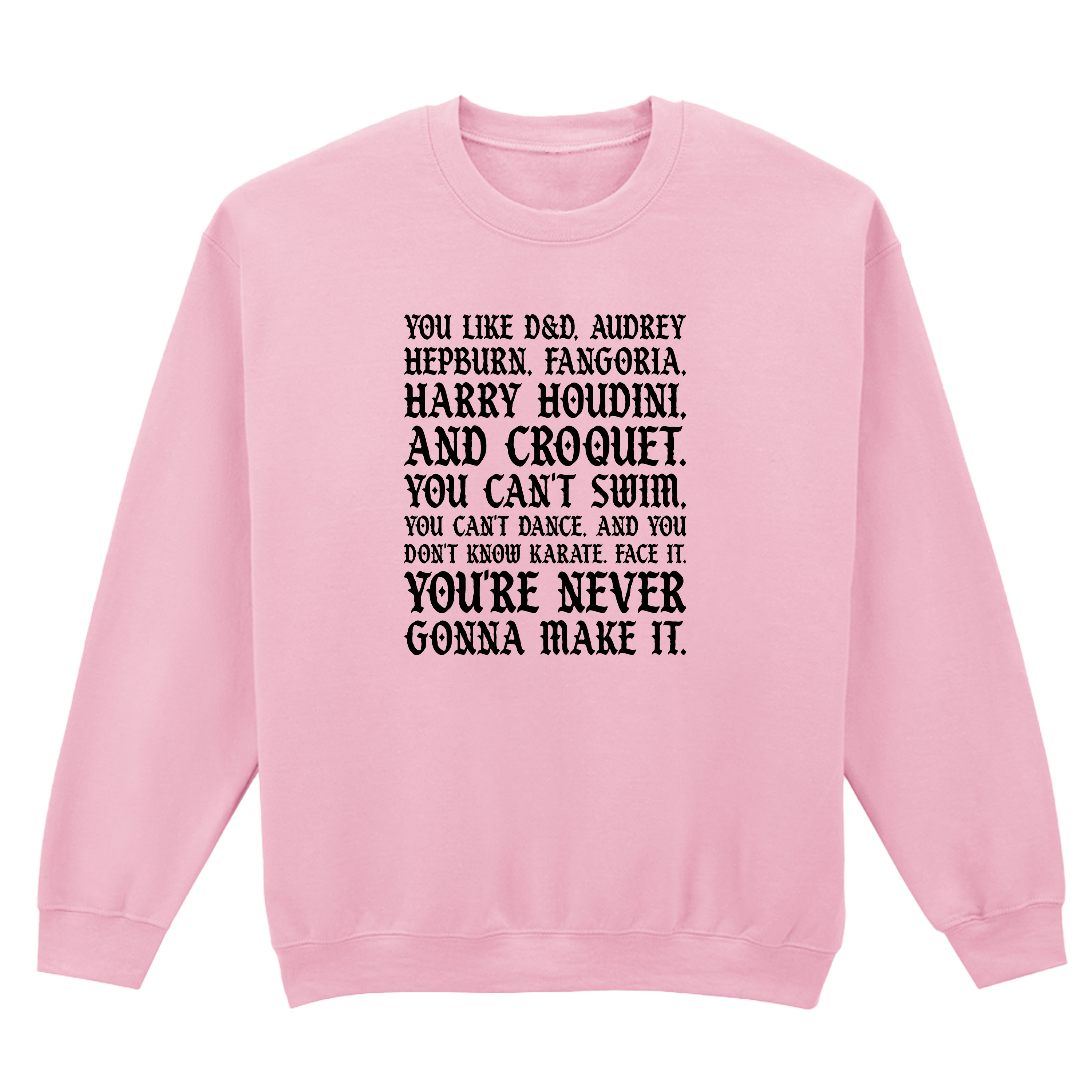 I'M NOT OKAY D&D MY CHEMICAL ROMANCE SWEATSHIRT