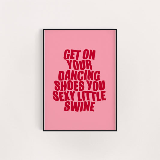 DANCING SHOES PRINT