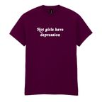 HOT GIRLS HAVE DEPRESSION T-SHIRT