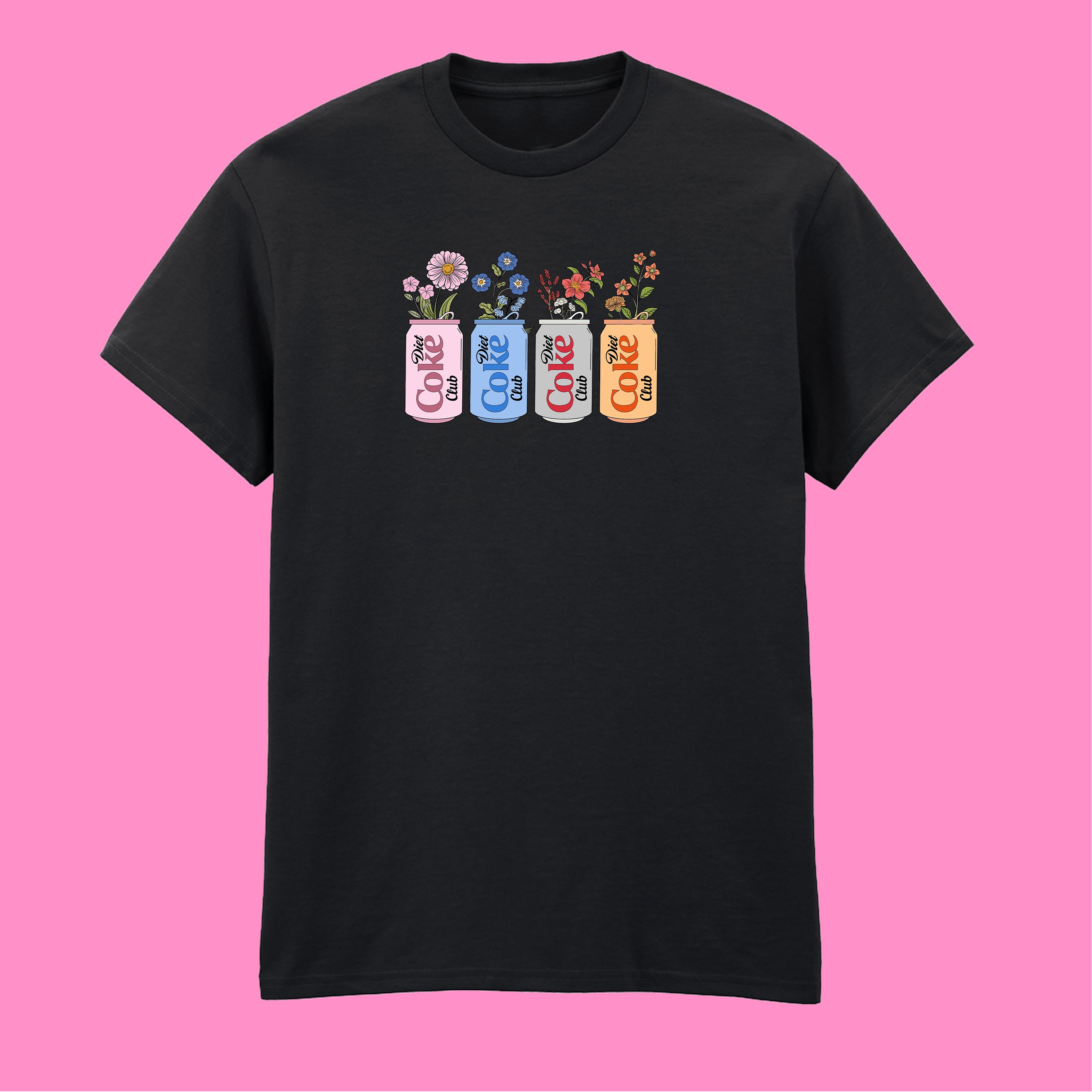 DIET COKE FLOWER T-SHIRT