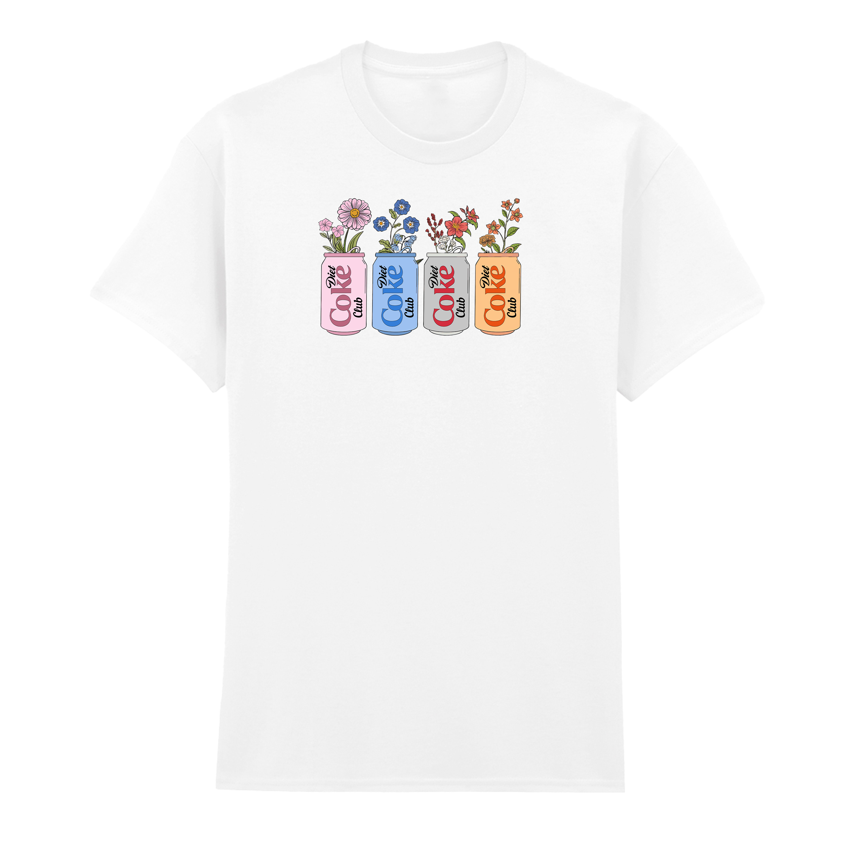 DIET COKE FLOWER T-SHIRT