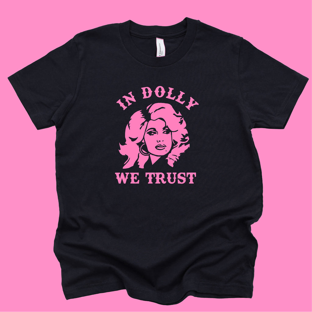 IN DOLLY WE TRUST KIDS T-SHIRT