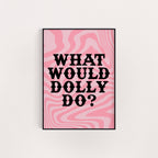 IN DOLLY WE TRUST PRINT