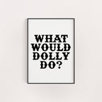 IN DOLLY WE TRUST PRINT