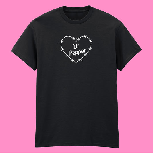 DR PEPPER BARBED HEART T-SHIRT