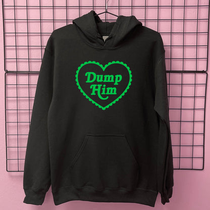 DUMP HIM HEART HOODIE