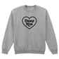 DUMP HIM HEART SWEATSHIRT