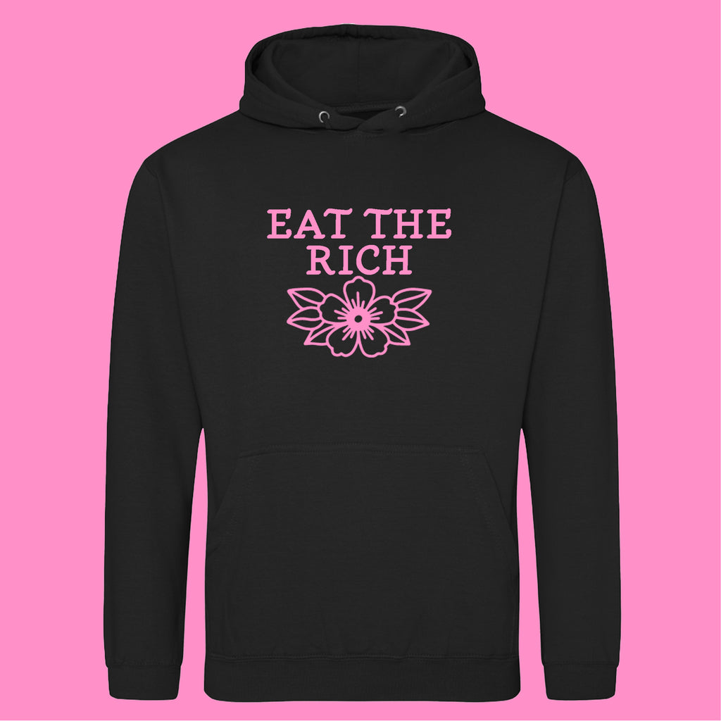 EAT THE RICH FLOWER HOODIE