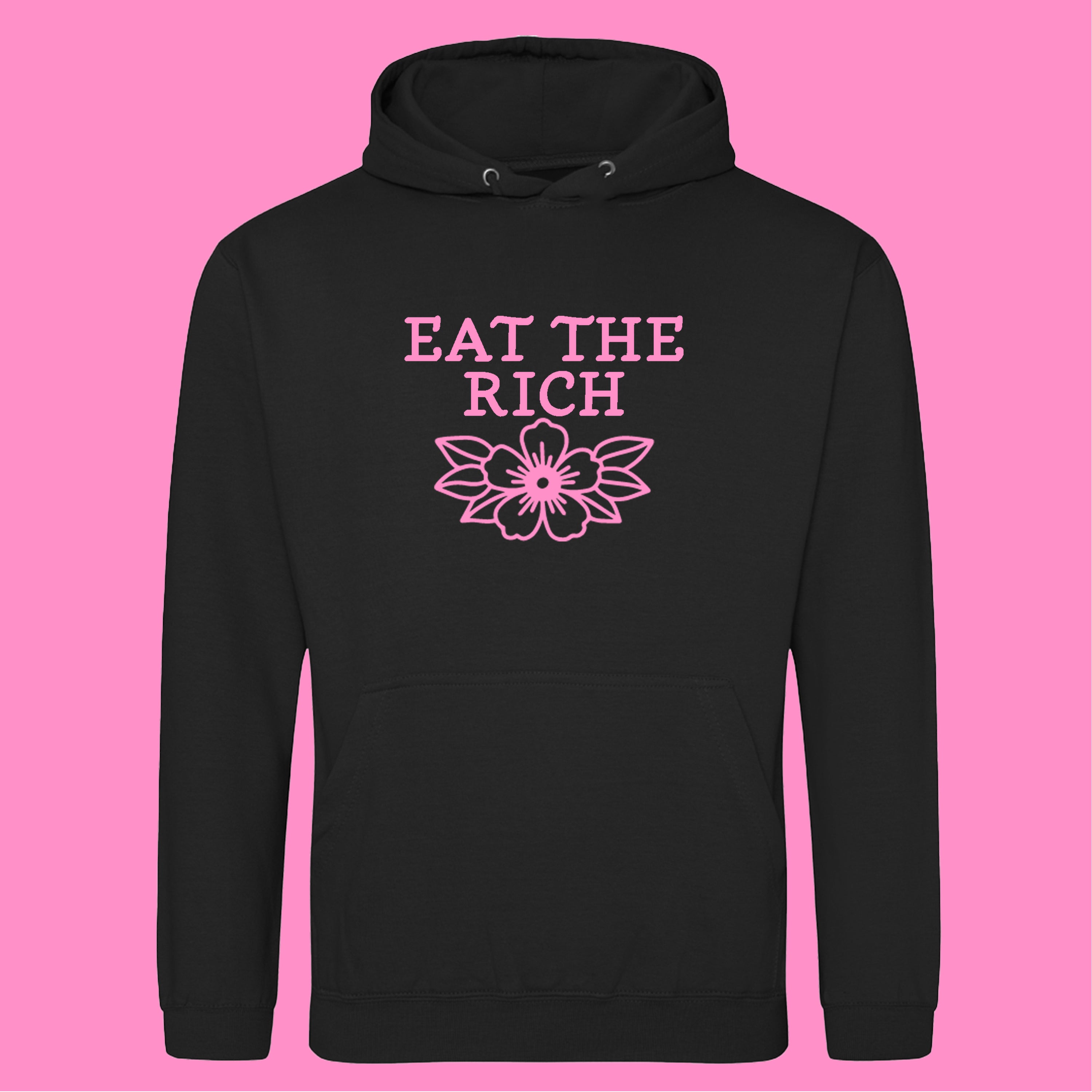 EAT THE RICH FLOWER HOODIE