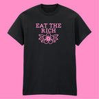 EAT THE RICH FLOWER T-SHIRT