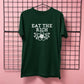EAT THE RICH FLOWER T-SHIRT