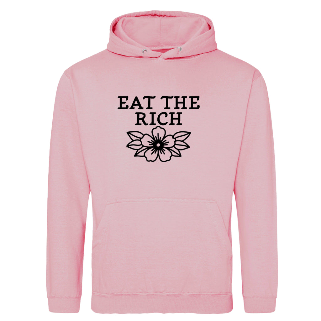 EAT THE RICH FLOWER HOODIE