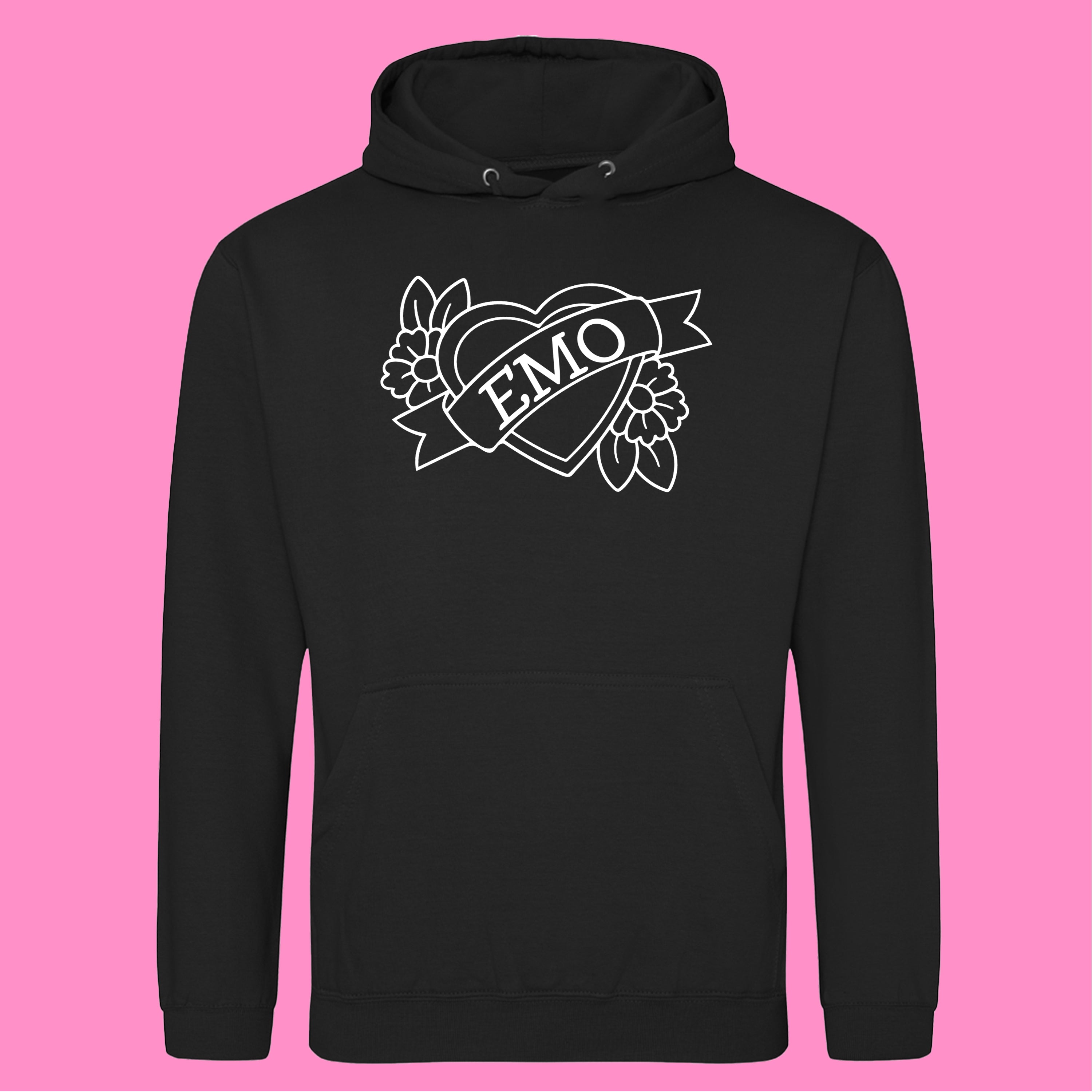 EMO HEART HOODIE