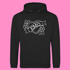EMO HEART FLOWERS HOODIE