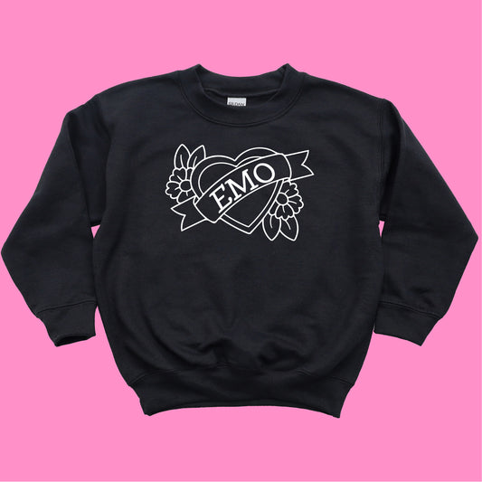 EMO HEART KIDS SWEATSHIRT