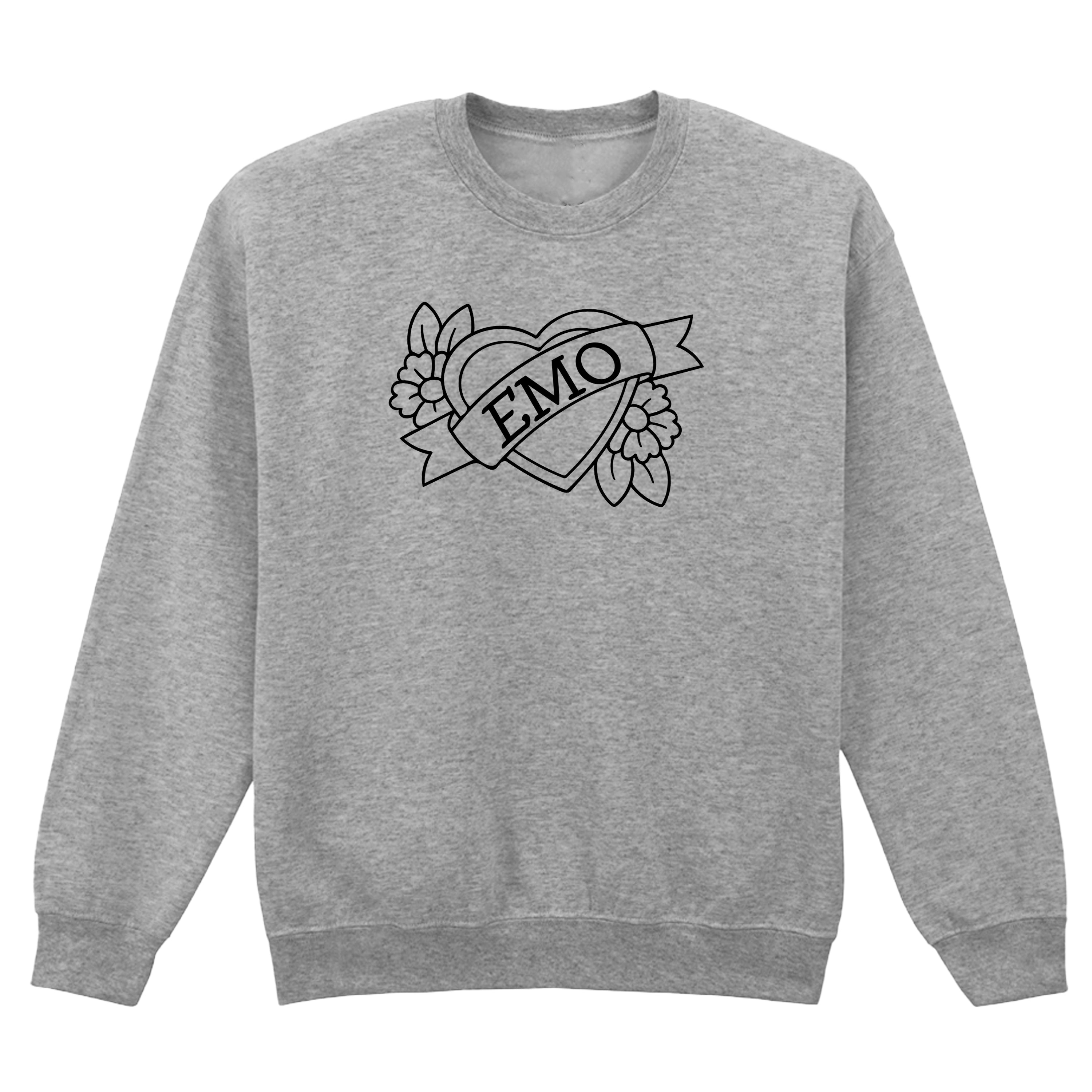 EMO HEART SWEATSHIRT