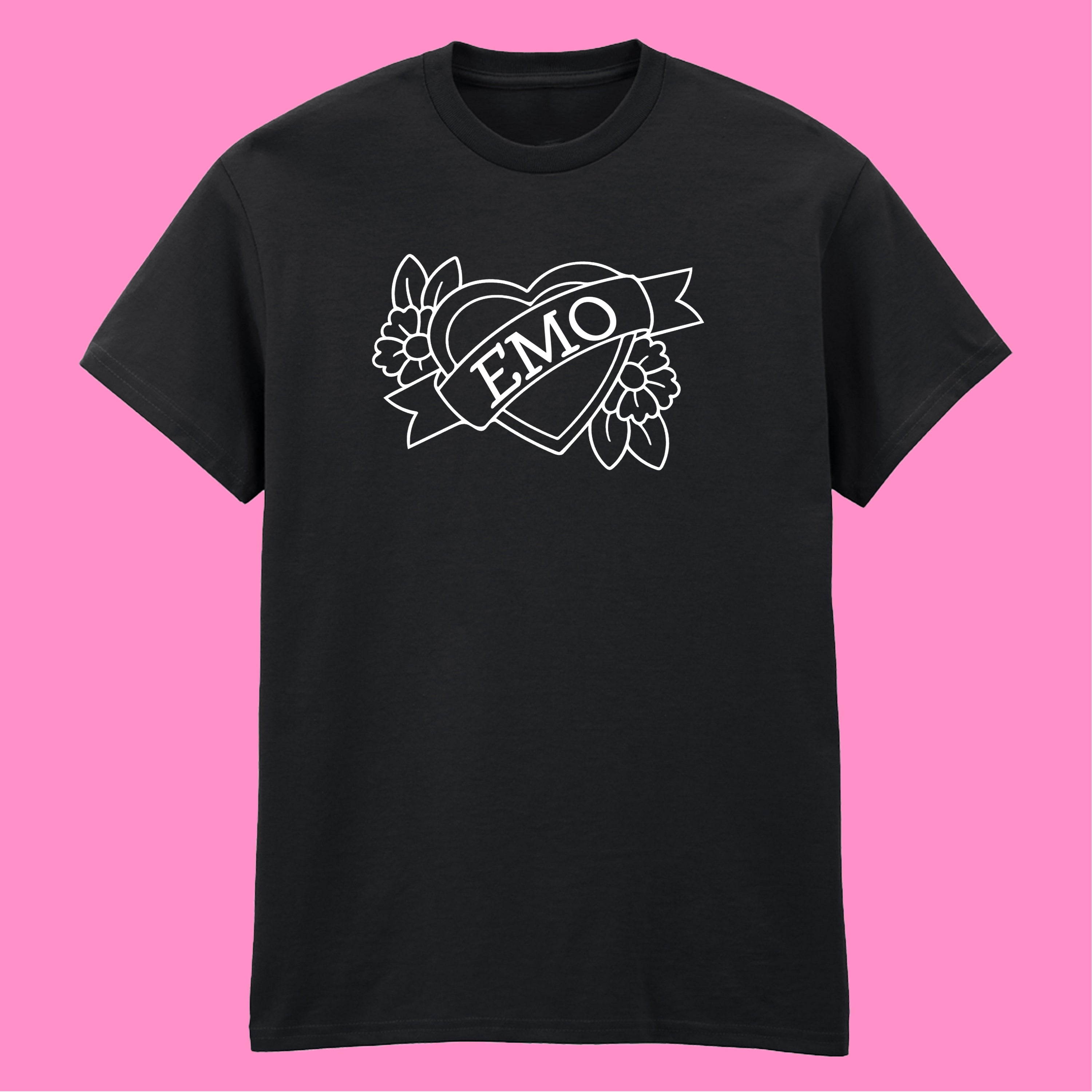 EMO HEART T-SHIRT