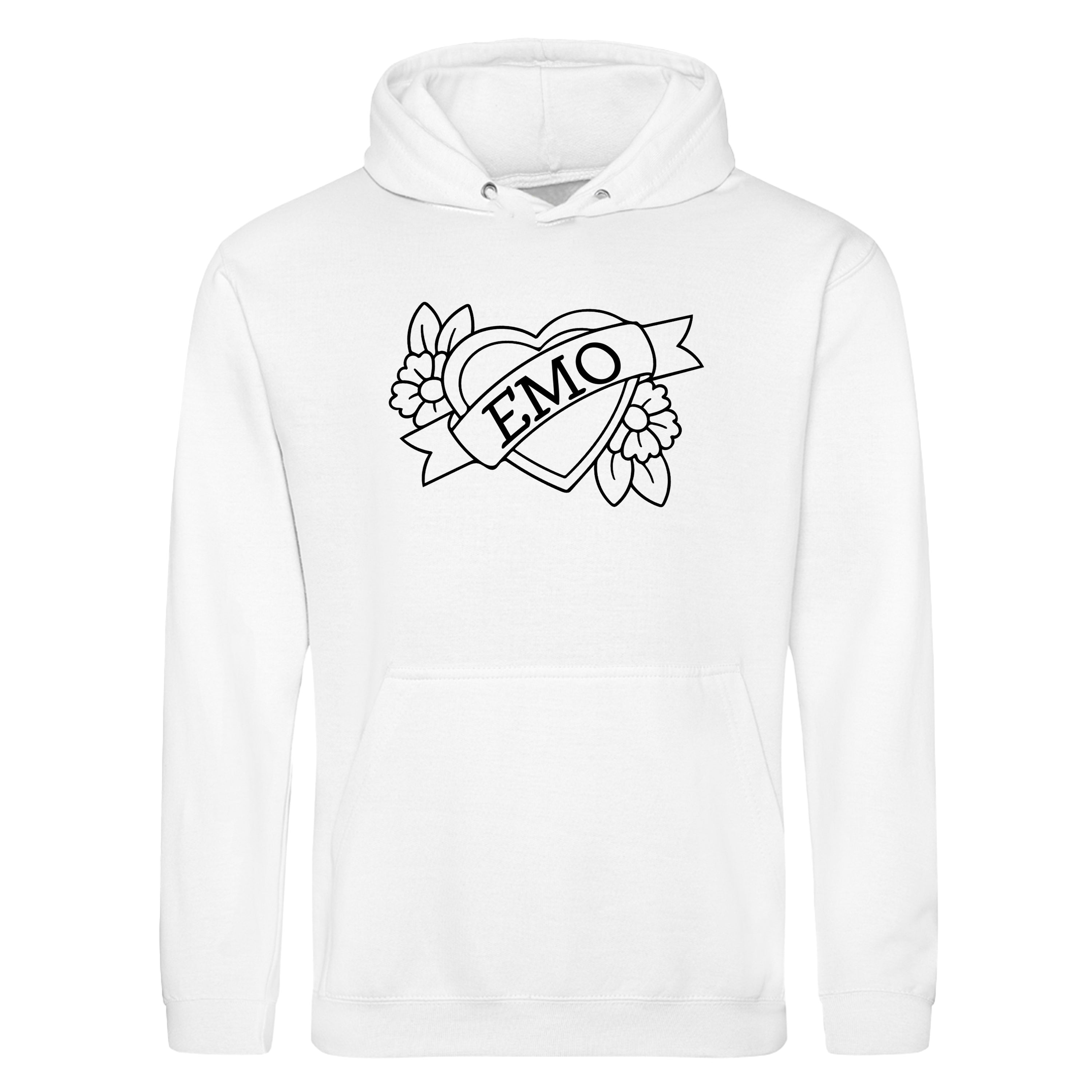EMO HEART HOODIE