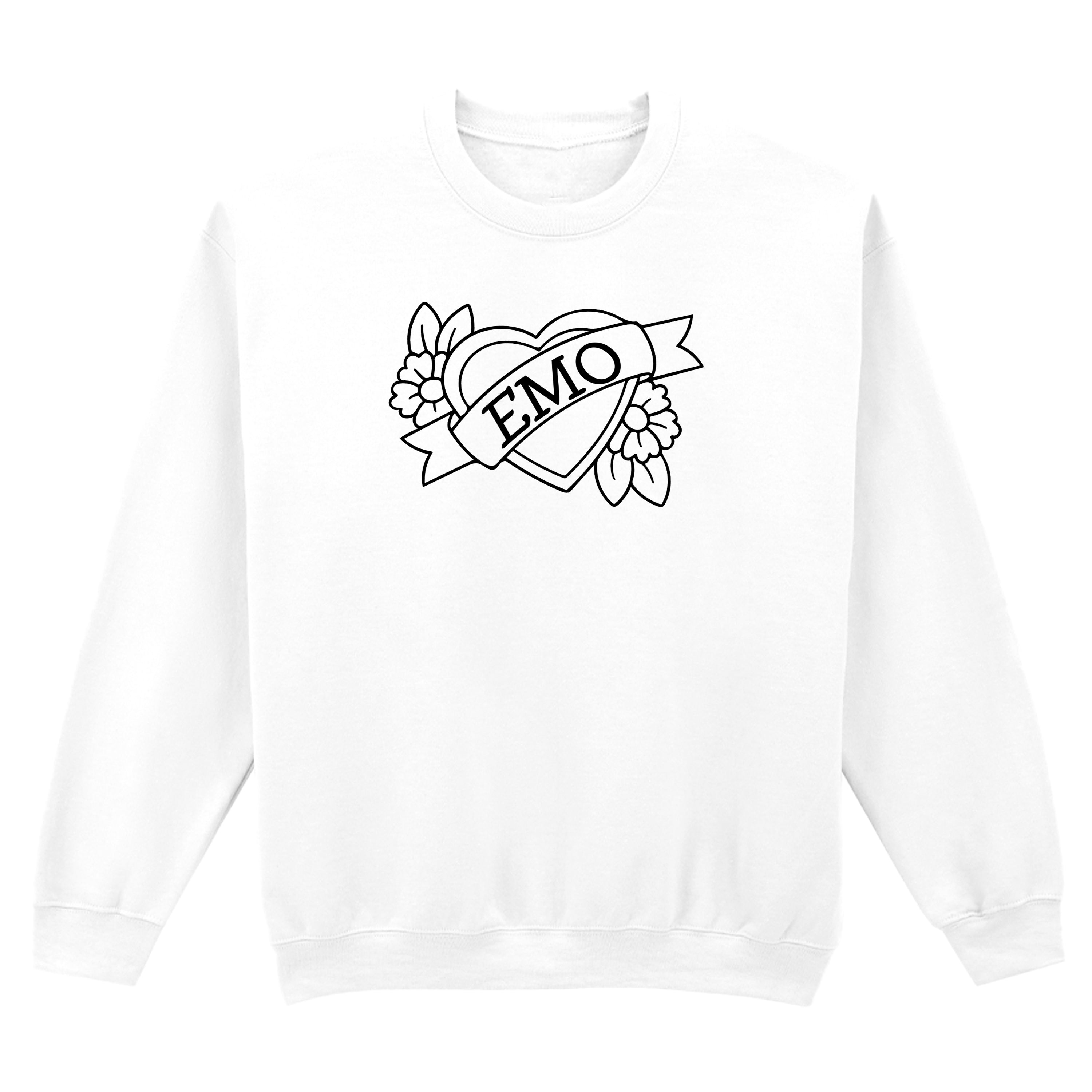 EMO HEART SWEATSHIRT
