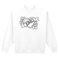 EMO HEART FLOWERS SWEATSHIRT