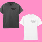 FAMOUS LAST WORDS FRONT AND BACK T-SHIRT