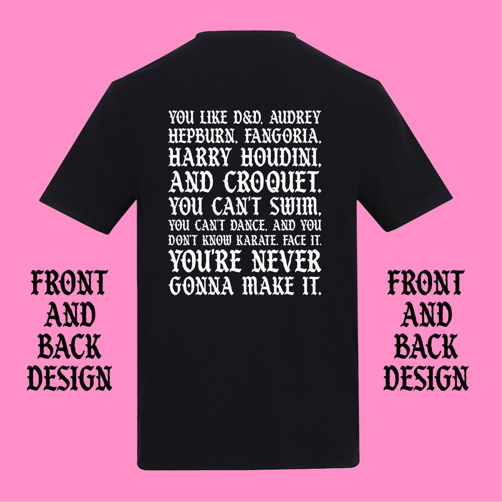 I'M NOT OKAY D&D FRONT AND BACK T-SHIRT