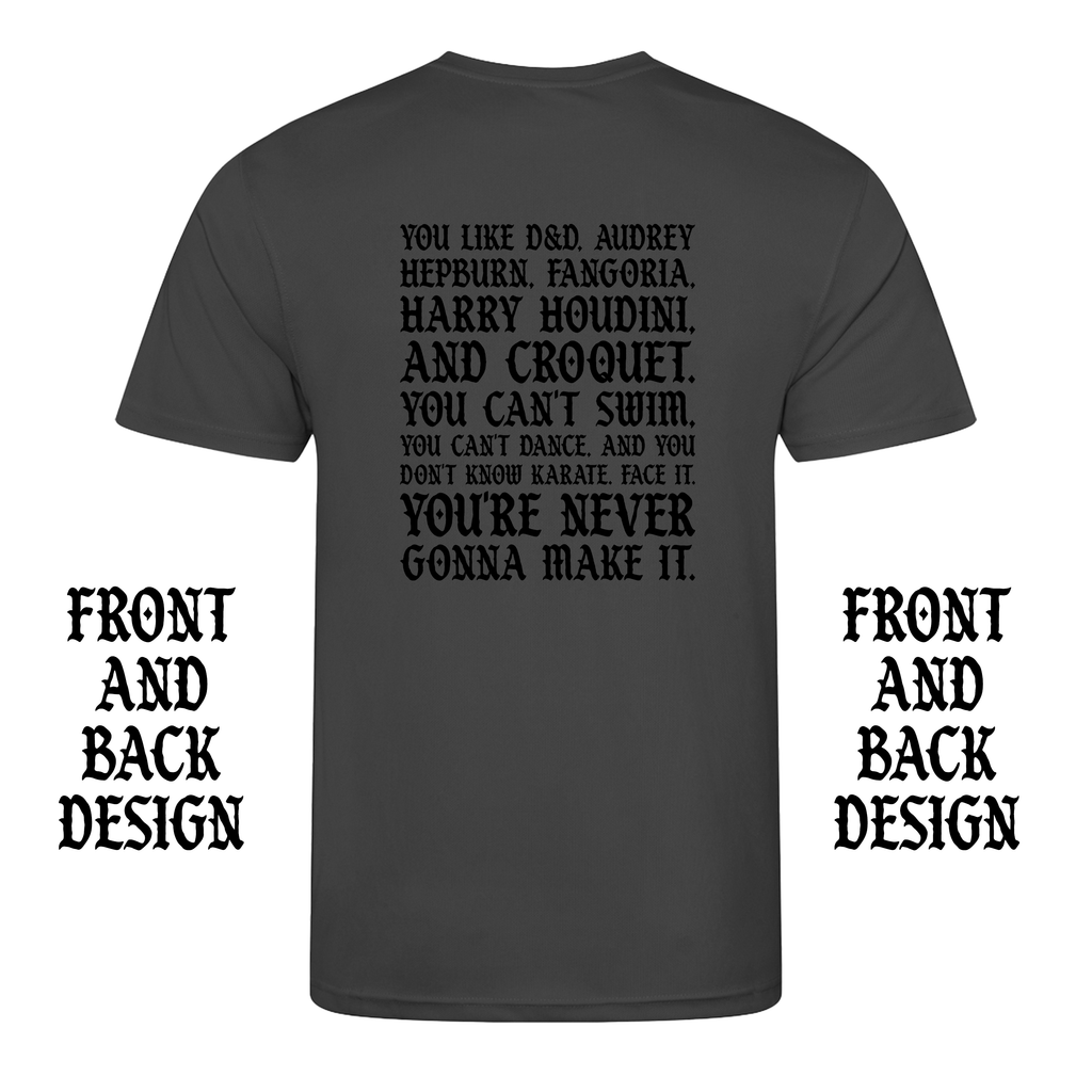 I'M NOT OKAY D&D FRONT AND BACK T-SHIRT
