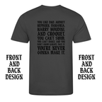 I'M NOT OKAY D&D FRONT AND BACK T-SHIRT