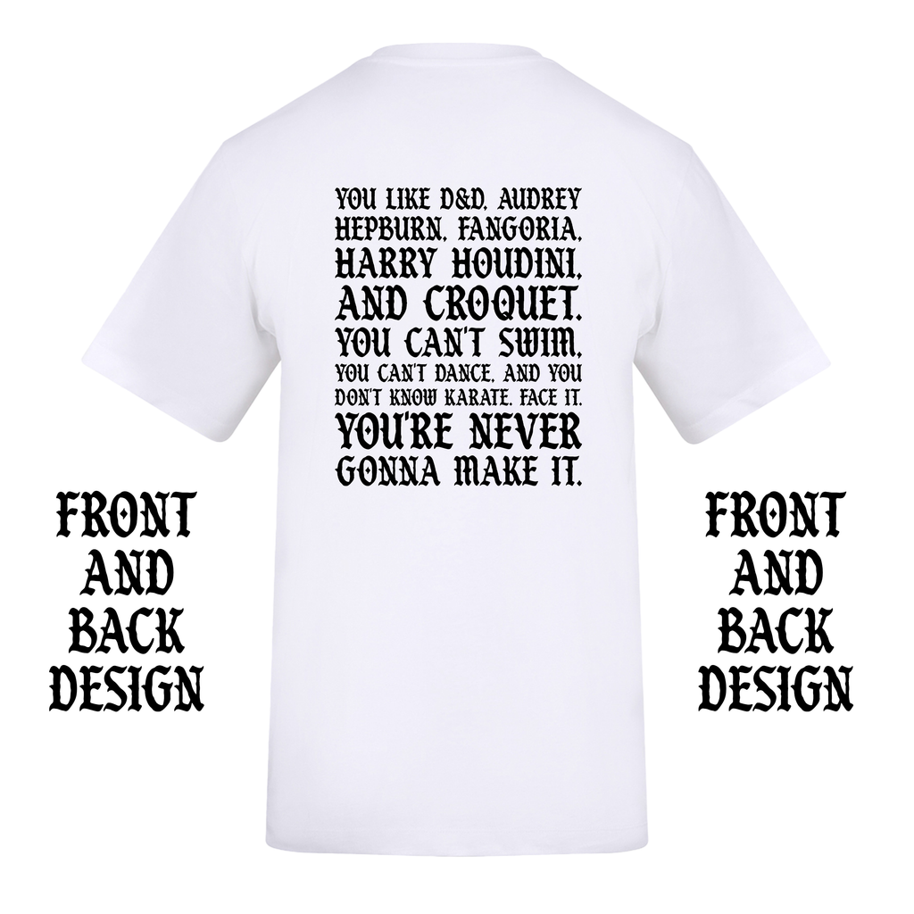 I'M NOT OKAY D&D FRONT AND BACK T-SHIRT