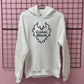 CUSTOM FLAME HEART HOODIE