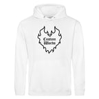 CUSTOM FLAME HEART HOODIE