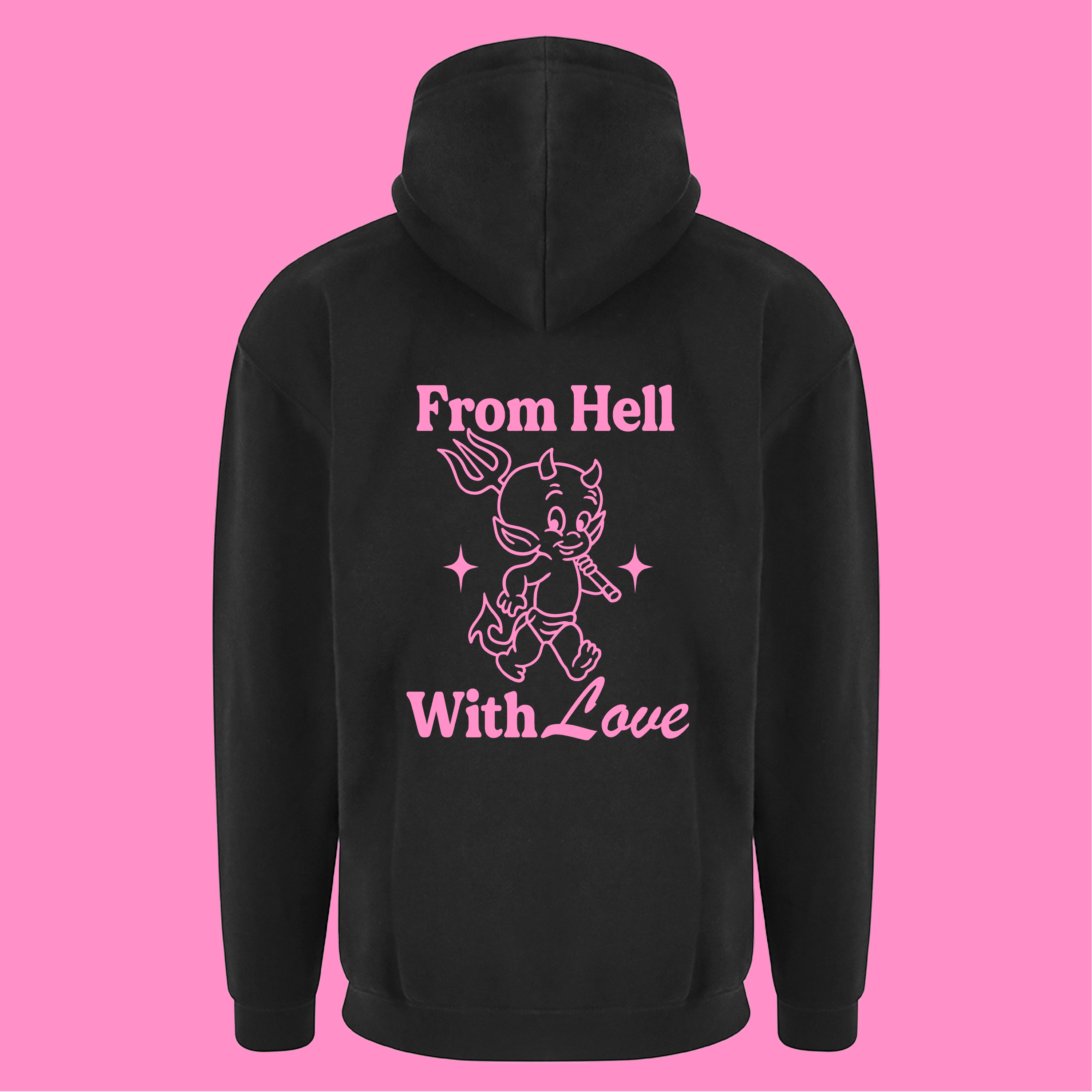 FROM HELL WITH LOVE ZIP HOODIE