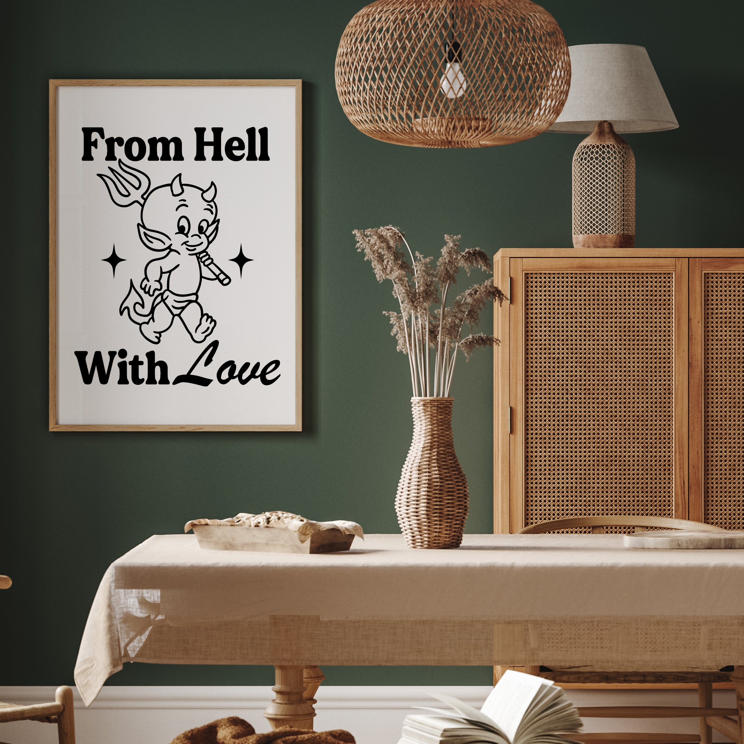 FROM HELL WITH LOVE PRINT