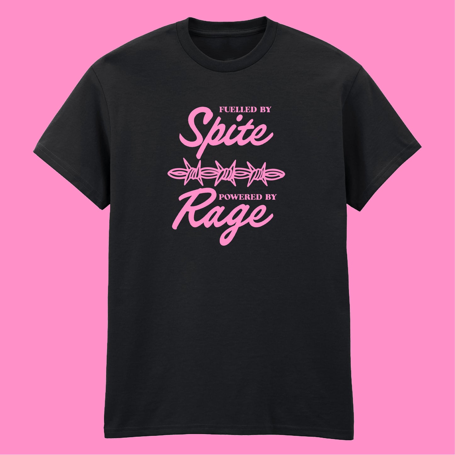 FUELLED BY SPITE T-SHIRT