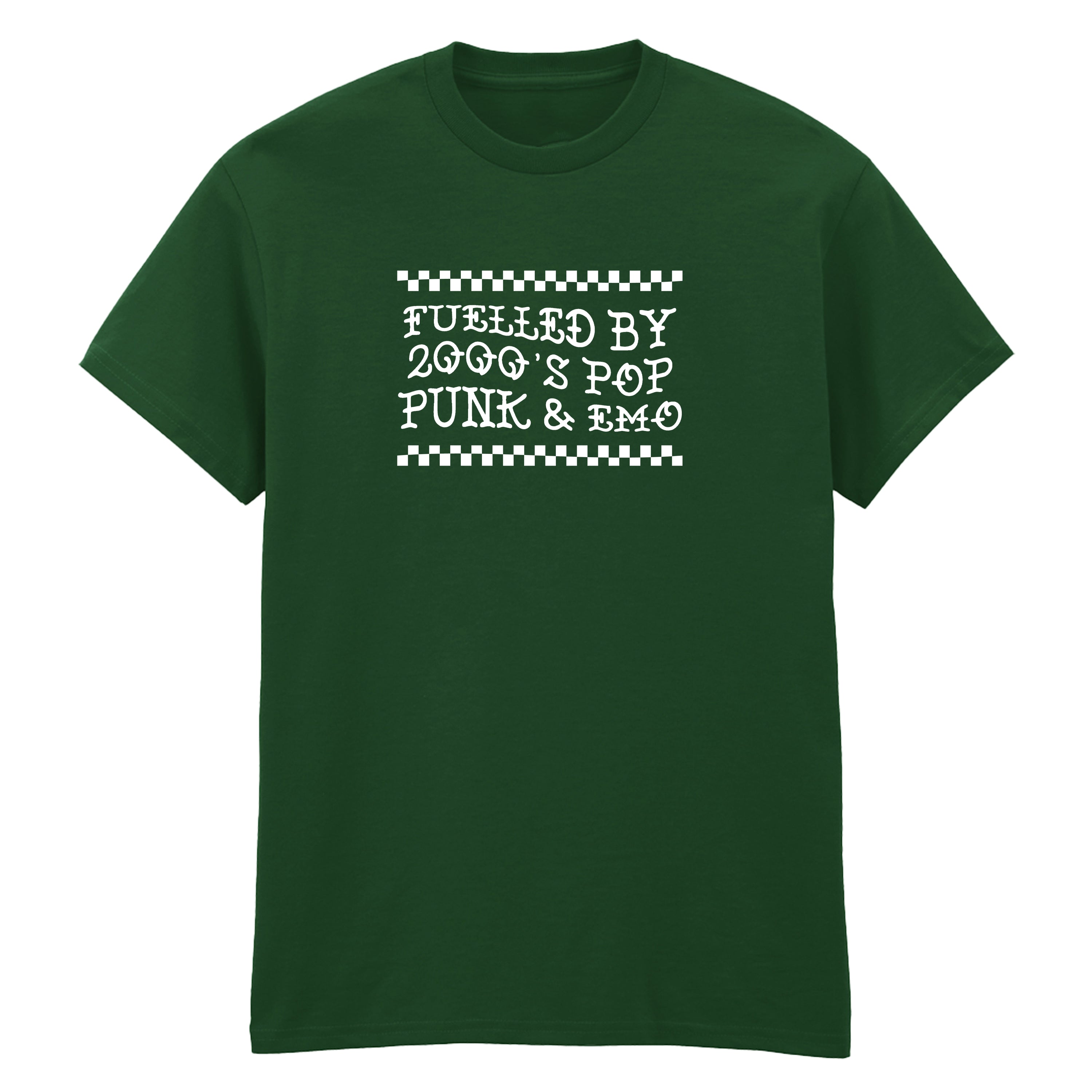 FUELLED BY POP PUNK AND EMO T-SHIRT